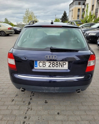 Audi A4 cena 10500 przebieg: 340000, rok produkcji 2003 z Bydgoszcz małe 67